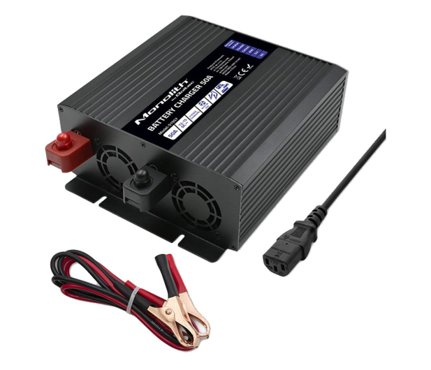 Qoltec Inteligenta Ładwarka Monolith LiFePO4 AGM GEL 50A 12V - 1238977 - zdjęcie 4